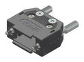 D SUB BACKSHELL, 180DEG, DE, NYLON 165X10139XE