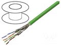 Wire; S/FTP; 4x2x23AWG; industrial Ethernet,PROFINET; 6a; wire; Cu HARTING 09456001220