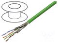 Wire; S/FTP; 4x2x23AWG; industrial Ethernet,PROFINET; 6a; wire; Cu HARTING 09456001220