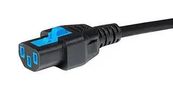 EUORULORCCC CORDSET, IEC C13-FREE, 3M 3-133-830