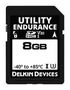 FLASH MEMORY CARD, SD, 8GB, PSLC SE08FSTL2-3B000-3