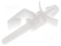 PCB distance; polyamide; L: 9.5mm; edge; natural; UL94V-2; -40÷85°C ESSENTRA RI-EHCBS-6-01