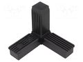 Mounting coupler; for profiles; polyamide; -30÷100°C; I: 77mm ELESA+GANTER STC.25-3A-3W-C9