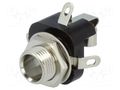 Connector: Jack 6,3mm; socket; female; stereo; ways: 3; straight LUMBERG KLB-3