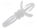 Assembly stud; polyamide; L: 4.8mm; latch/latch; Ø2: 3.18mm ESSENTRA RI-LCBSM-3-01