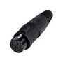 XLR CONN, RCPT, 5POS, CABLE RCX5F-Z-002-1