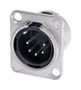 XLR CONN, PLUG, 5POS, PANEL MOUNT RC5MDL