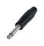 AUDIO CONN, MONO PLUG, 6.35MM, CABLE RP2C-BAG