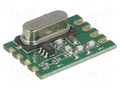Module: RF; FM transmitter; FSK,GFSK,OOK; 868MHz; I2C; 1.8÷3.6VDC HOPE MICROELECTRONICS RFM119-868S1