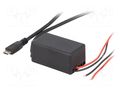 USB power supply; USB micro plug; Sup.volt: 12÷24VDC; 5V/2.1A PER.PIC. C0013