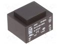 Transformer: encapsulated; 1VA; 230VAC; 12V; 83mA; PCB; BVEI HAHN BVEI3022903