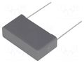 Capacitor: polypropylene; X2; R47 X2; 220nF; 32x9x17mm; THT; ±10% KEMET R474R32205001K