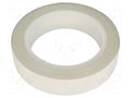 Tape: electrical insulating; W: 25mm; L: 33m; Thk: 0.18mm; white IPT IC401-25-33M