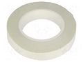 Tape: electrical insulating; W: 25mm; L: 50m; Thk: 0.17mm; white H-OLD HOLD-GL.96-25-50M
