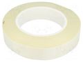 Tape: electrical insulating; W: 25mm; L: 50m; Thk: 0.165mm; white H-OLD HOLD-GL.94-25-50M