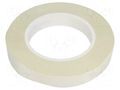 Tape: electrical insulating; W: 19mm; L: 50m; Thk: 0.165mm; white H-OLD HOLD-GL.94-19-50M