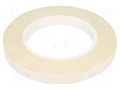 Tape: electrical insulating; W: 12mm; L: 50m; Thk: 0.165mm; white H-OLD HOLD-GL.94-12-50M