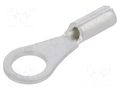 Tip: ring; M3; 0.1÷0.5mm2; crimped; for cable; non-insulated; 3.2mm JST GS3-0.5