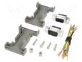 Transition: adapter; D-Sub 9pin male,D-Sub 9pin female ENCITECH GA-0909-MF-LG-K