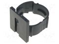 Bracket; polyamide; black; UL94V-2; A: 30mm; B: 32.5mm; C: 47mm ESSENTRA RI-SHR-C2