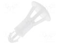 Assembly stud; polyamide; L: 11mm; snap fastener; natural; UL94V-2 FIX&FASTEN FIX-RCG-11