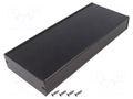 Enclosure: with panel; TUF; X: 94mm; Y: 220mm; Z: 32mm; aluminium FISCHER ELEKTRONIK TUF-94-32-220-SA