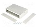 Enclosure: with panel; X: 90mm; Y: 62mm; Z: 20mm; ABS; grey MASZCZYK KM-41/J
