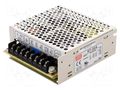 Power supply: switching; for building in,modular; 46.5W; 5VDC MEAN WELL RT-50A