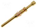 Contact; male; 16; 838,UTG,UTO,UTS,VGE1; gold-plated; 0.13÷0.2mm2 SOURIAU RM24M9K