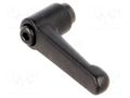 Lever; adjustable; Lever length: 45mm; Slider height: 24.5mm ELESA+GANTER GN300-45-M5-SW