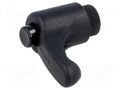 Lever; adjustable; Thread len: 10mm; Lever length: 30mm; -30÷130°C ELESA+GANTER ERX.30B-M5-C1