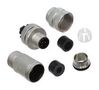 SENSOR CONN, M12, PLUG, 5POS, CABLE 1201000002