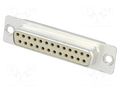 Connector: D-Sub; PIN: 25; plug; female; for cable; straight HARTING 09670254704