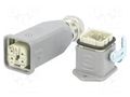 Connector: HDC; male + female; 10A; 400V; Han Kit; PIN: 5; 4+PE; M20 HARTING 10200040001