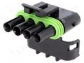 Connector: wire-wire; plug; female; Weather Pack Tower; PIN: 4 APTIV 12015797