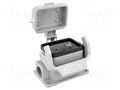 Enclosure for connectors: HDC; size 6B; Han® B; IP65; with latch HARTING 19300062295