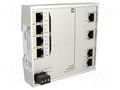 Switch PoE Ethernet; unmanaged; Number of ports: 8; 9÷60VDC; RJ45 HARTING 24020080030