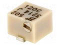 Potentiometer: mounting; horizontal,multiturn; 5kΩ; 250mW; SMD BOURNS 3214J-1-502E