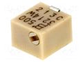 Potentiometer: mounting; vertical,multiturn; 50Ω; 250mW; SMD; ±10% BOURNS 3214W-1-500E