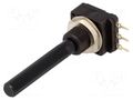 Potentiometer: shaft; single turn; 2.5kΩ; 200mW; THT; 6mm; plastic PIHER 6PMI-2K5