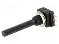 Potentiometer: shaft; single turn; 50kΩ; 100mW; THT; 6mm; plastic PIHER 6PMO-50K