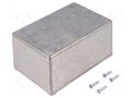 Enclosure: multipurpose; X: 80mm; Y: 120.5mm; Z: 59.2mm; aluminium GAINTA ALU-G0472