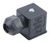 DIN VALVE CONN, 2P+GND, BRASS, 250V 1212010044