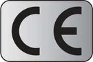 LABEL, CE, PE, BLK ON SILVER, 30X20MM MP011005
