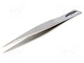 Tweezers; 125mm; Blades: narrowed; Blade tip shape: sharp ENGINEER FUT.PT-01