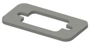 EMI SHIELDING GASKET, 17.5MM X 35.8MM 95-22006