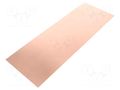 Laminate; FR4,epoxy resin; 0.6mm; L: 280mm; W: 100mm SOLDER PEAK LAM100X280E0.6