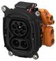 SEALING COVER, 9POS, PA+GF, BLK/ORG 2388502-2