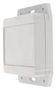 ENCLOSURE, FLANGED LID, ABS, LIGHT GREY 1555LF17GY