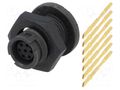 Connector: circular; socket; female; 3A; 125V; PIN: 7; EN2; soldering SWITCHCRAFT EN2P7F26